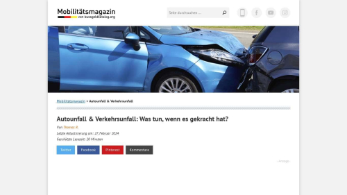 Webcapture/Screenshot der Webseite https://www.bussgeldkatalog.org/autounfall-verkehrsunfall/